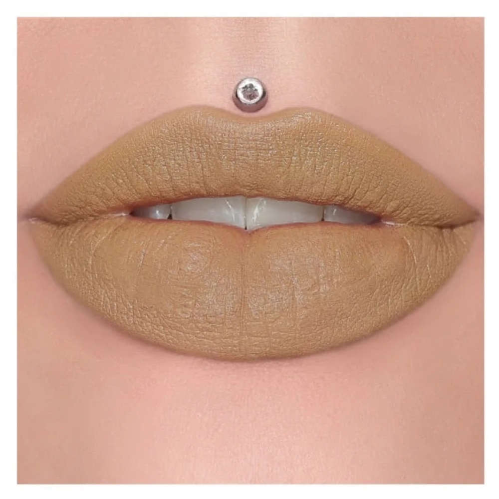 Jeffree Star Velvet Trap Lipstick Unphazed Gold Nude Matte Luxe Rare Shade Lip
